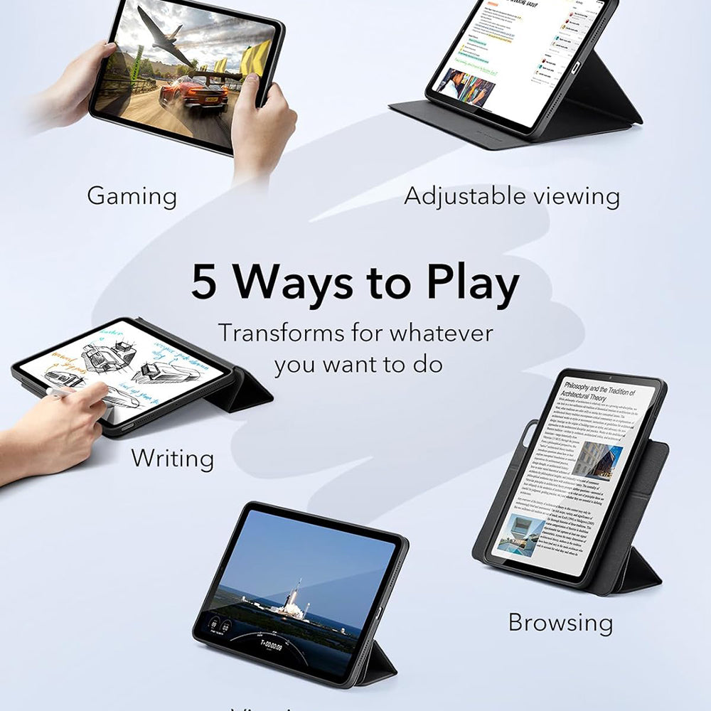 Etui til Apple iPad Pro 13 (2024), ESR, Rebound Hybrid, Hvid