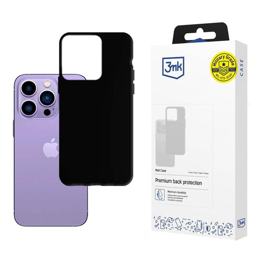 Etui til Apple iPhone 14 Pro Max, 3MK, Mat Sort