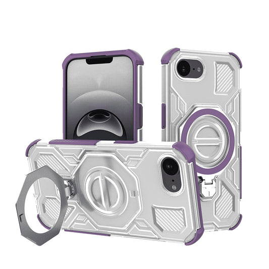 Case for Apple iPhone 17e / 16e, Techsuit, Carbon Shield Pro, Purple
