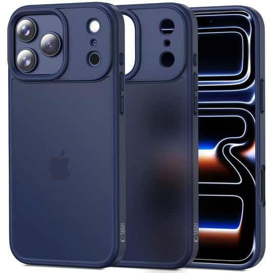 Etui til Apple iPhone 17 Pro, Tech-Protect, Magmat, Mat Marineblå