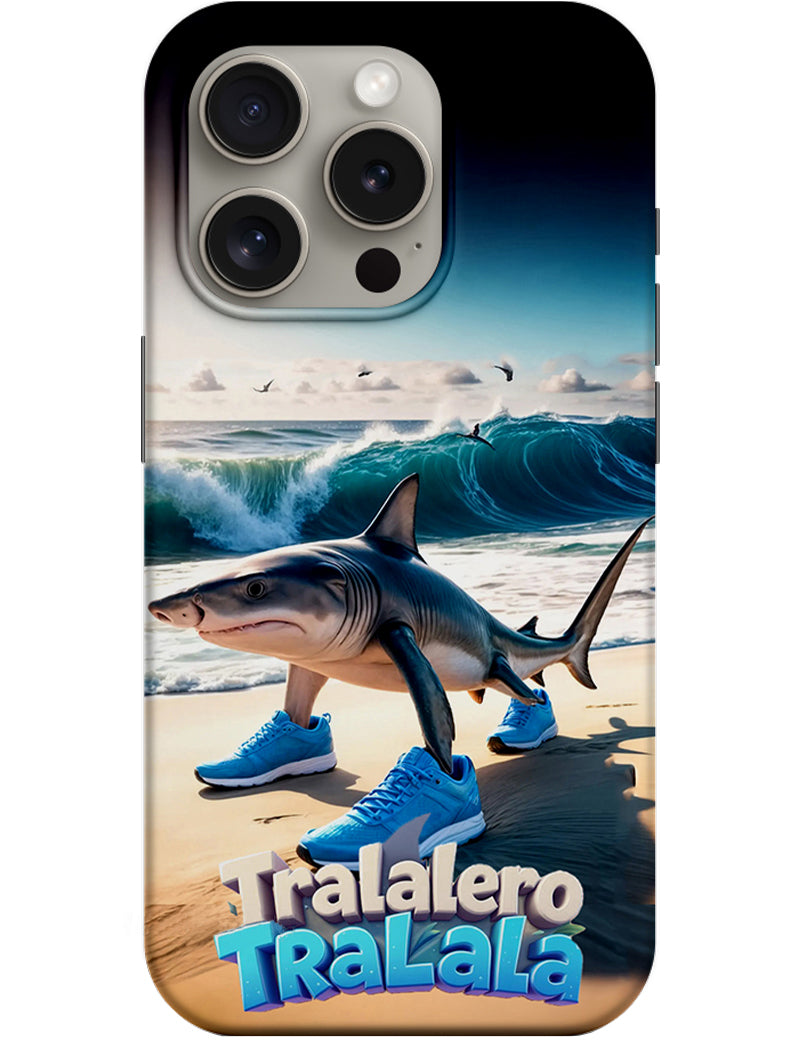 Cover til Apple iPhone 14 Pro, Perfect Case, Italian Brainrot Tralalero TraLaLa, Multifarvet