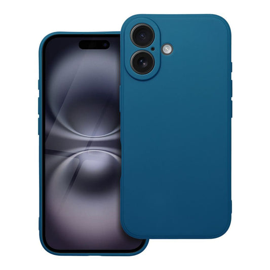Cover til Apple iPhone 16, OEM, Mat, Blå