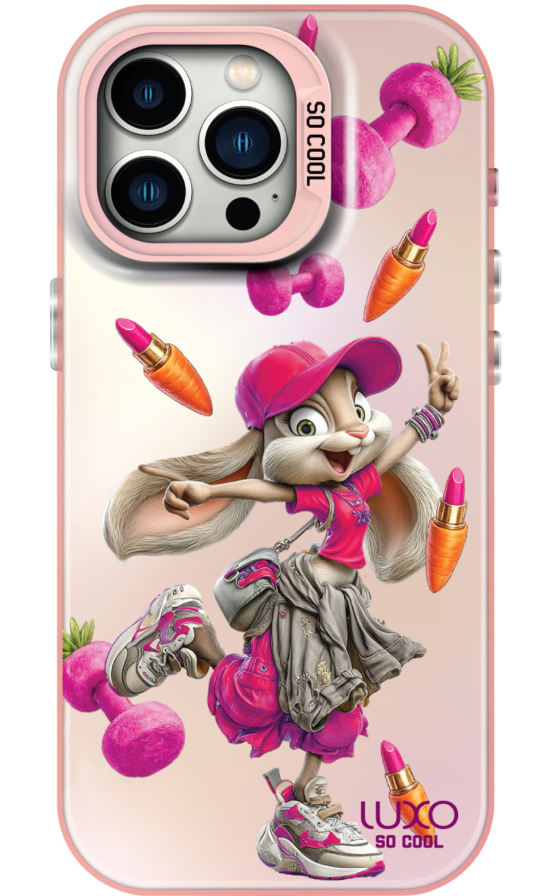 Cover til Apple iPhone 17 Pro, LUXO So CooL, ArcadiA Rabbit, Multifarvet