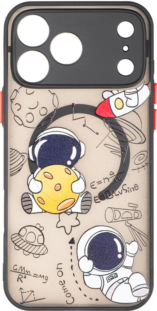 Cover til Apple iPhone 17 Pro Max, OEM, Hugging the Moon, Multifarvet
