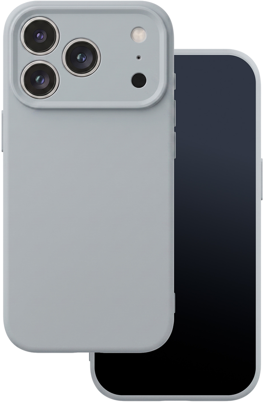 Cover til Apple iPhone 17 Pro, OEM, silikone, grå