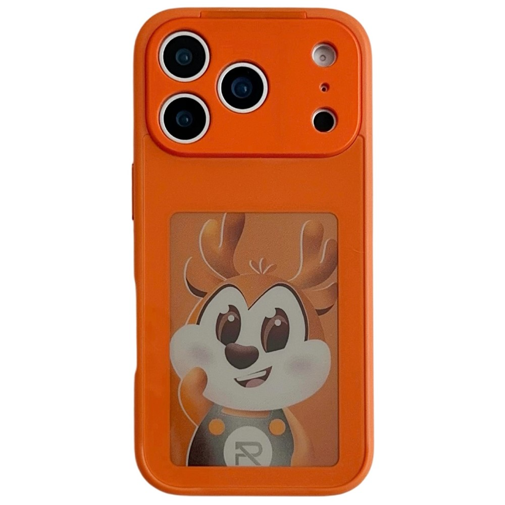 Cover til Apple iPhone 17 Pro Max, OEM, Tilpasset E-Ink Display, Orange