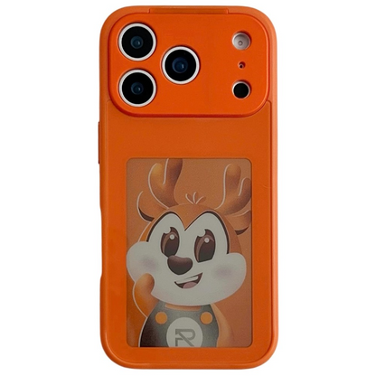 Cover til Apple iPhone 17 Pro Max, OEM, Tilpasset E-Ink Display, Orange