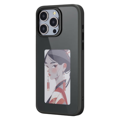 Cover til Apple iPhone 13 Pro Max, OEM, Tilpasset E-Ink Display, Sort