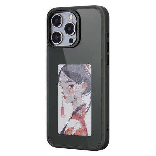 Cover til Apple iPhone 13 Pro Max, OEM, Tilpasset E-Ink Display, Sort