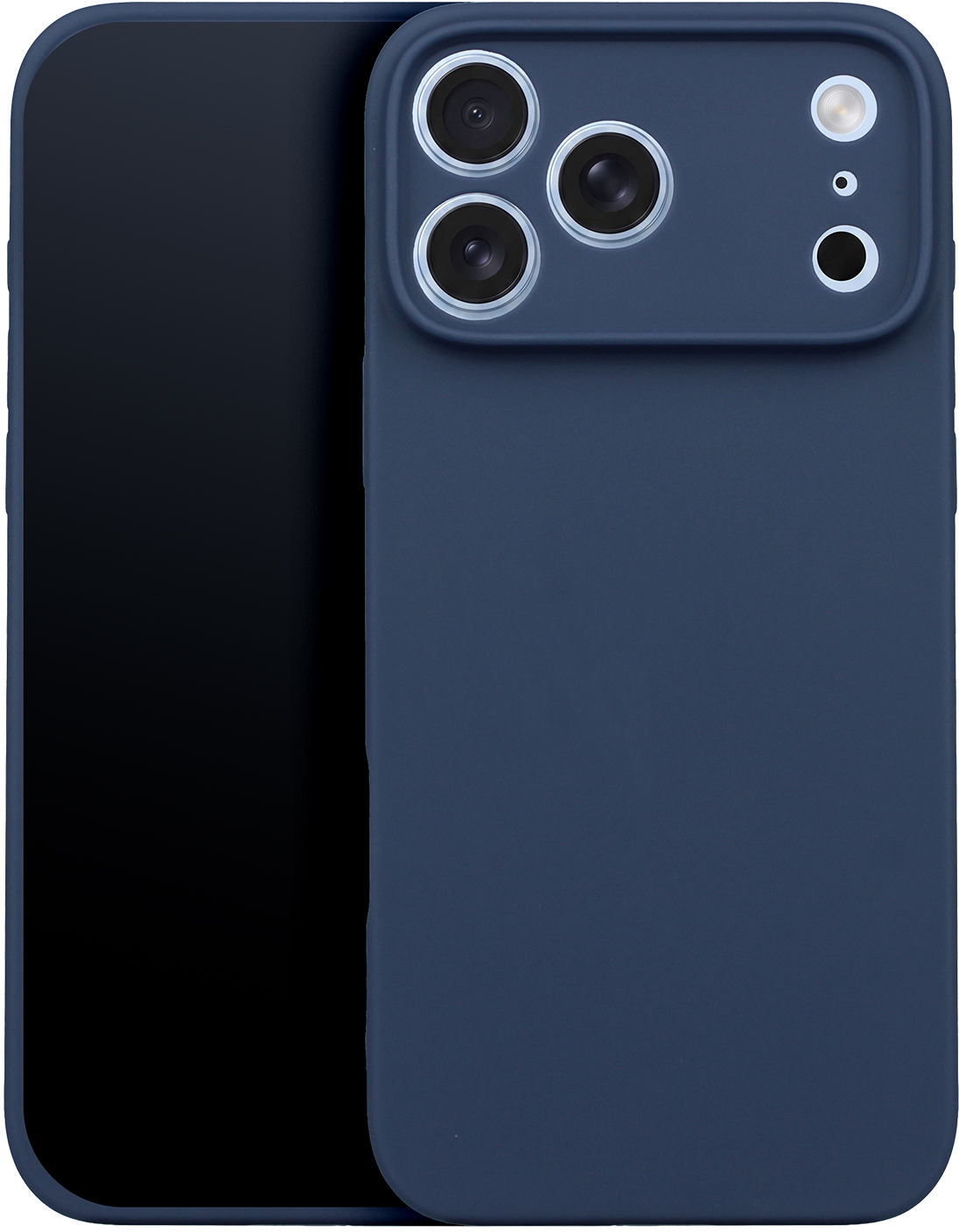 Cover til Apple iPhone 18 Pro Max / 17 Pro Max, OEM, Silikone, Mørkeblå