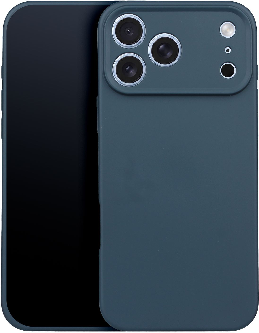 Cover til Apple iPhone 18 Pro Max / 17 Pro Max, OEM, Silikone, Mørkeblå