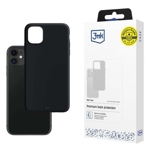 Cover til Apple iPhone 11, 3MK, Mat Sort