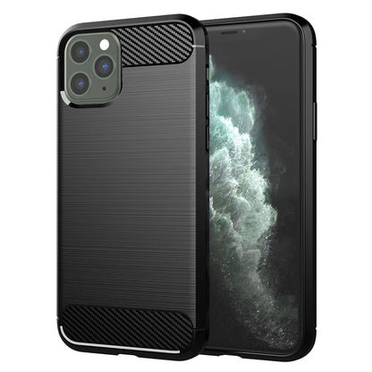 Cover til Apple iPhone 11 Pro Max, Techsuit, Carbon, Sort