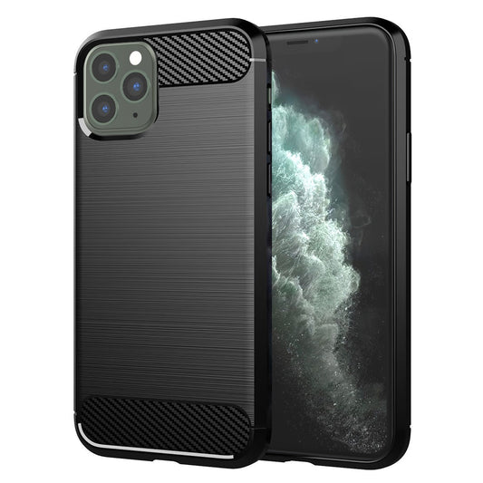 Cover til Apple iPhone 11 Pro Max, Techsuit, Carbon, Sort