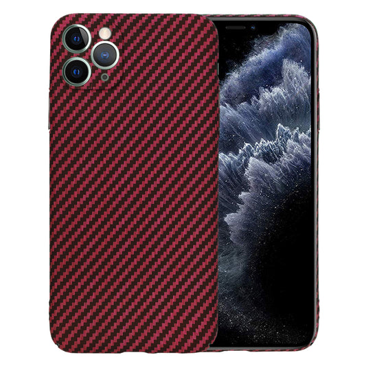 Cover til Apple iPhone 11 Pro Max, Techsuit, Carbonite FiberShell, Rød