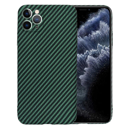 Cover til Apple iPhone 11 Pro Max, Techsuit, Carbonite FiberShell, Grøn