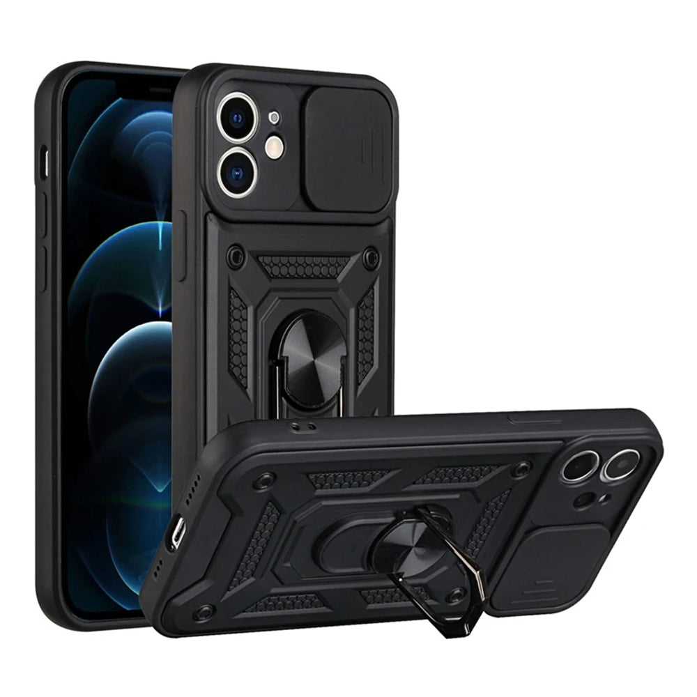 Cover til Apple iPhone 11, Techsuit, CamShield, Sort