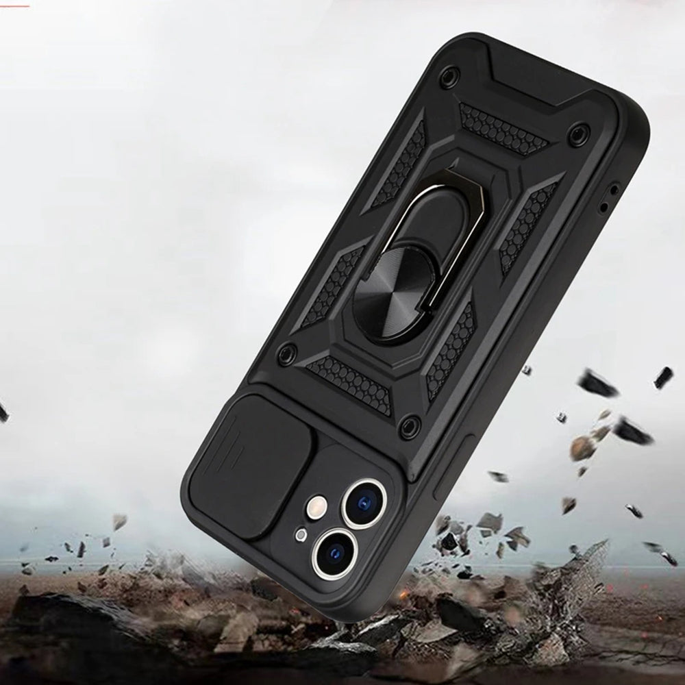 Cover til Apple iPhone 11, Techsuit, CamShield, Sort