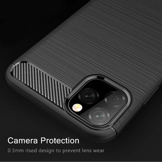 Cover til Apple iPhone 11, Techsuit, Carbon, Sort