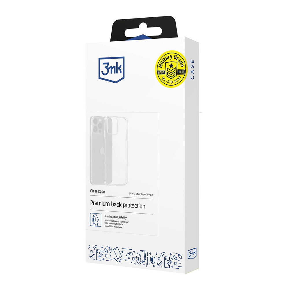 Etui til Apple iPhone 12 / 12 Pro, 3MK, Gennemsigtig