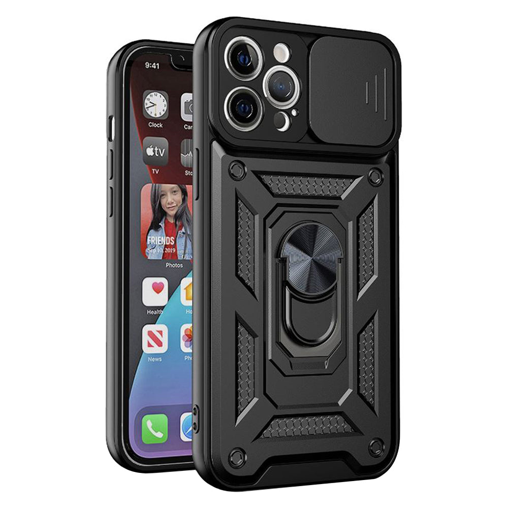 Cover til Apple iPhone 12 Pro Max, Techsuit, CamShield, Sort