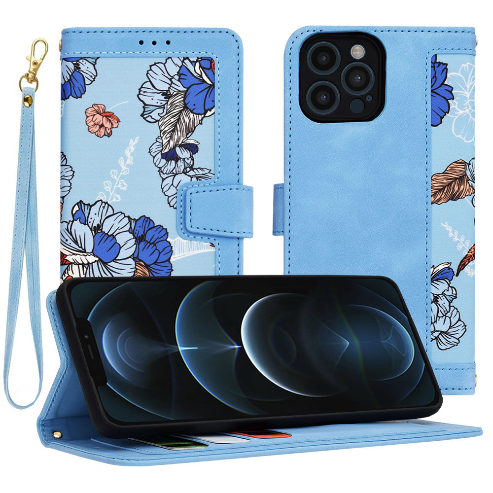 Cover til Apple iPhone 12 Pro Max, Techsuit, FlipCraft, Blå