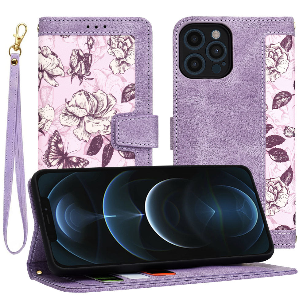 Cover til Apple iPhone 12 Pro Max, Techsuit, FlipCraft, Lilla