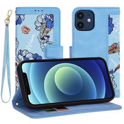Cover til Apple iPhone 12 / 12 Pro, Techsuit, FlipCraft, Blå