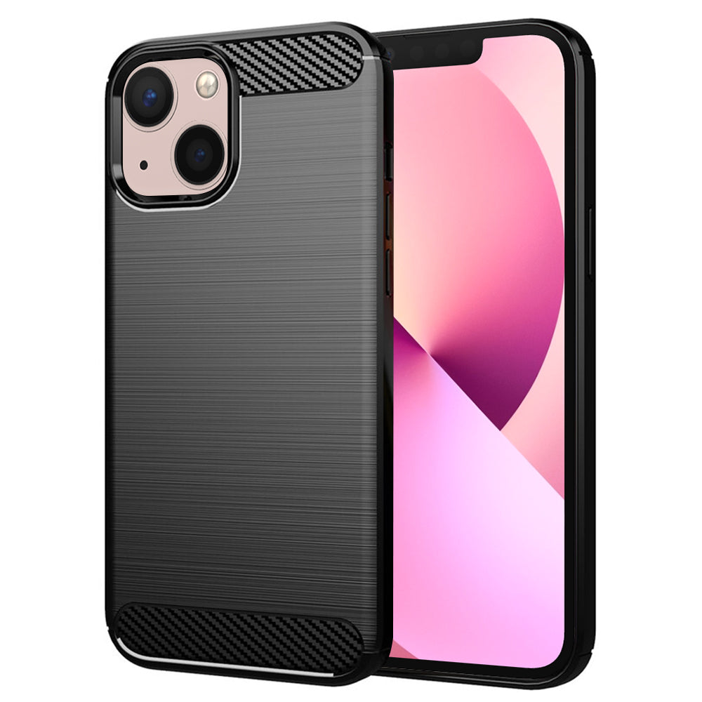 Cover til Apple iPhone 13 mini, Techsuit, Carbon, Sort