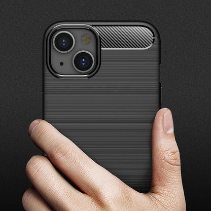 Cover til Apple iPhone 13 mini, Techsuit, Carbon, Sort