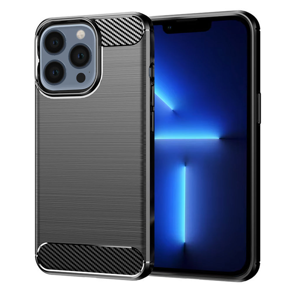 Cover til Apple iPhone 13 Pro Max, Techsuit, Carbon, Sort