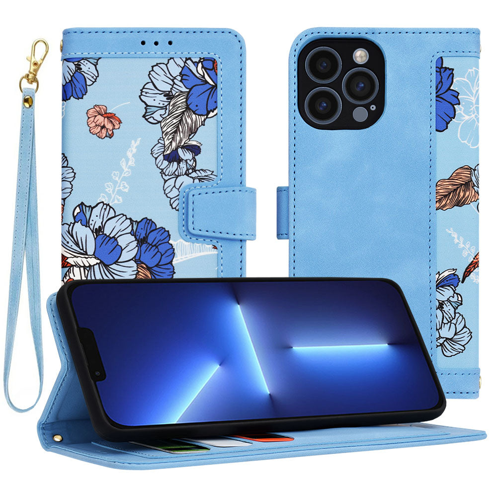 Cover til Apple iPhone 13 Pro Max, Techsuit, FlipCraft, Blå