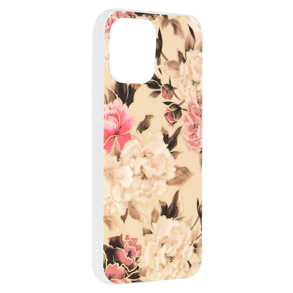 Cover til Apple iPhone 13 Pro Max, Techsuit, Marble, Beige