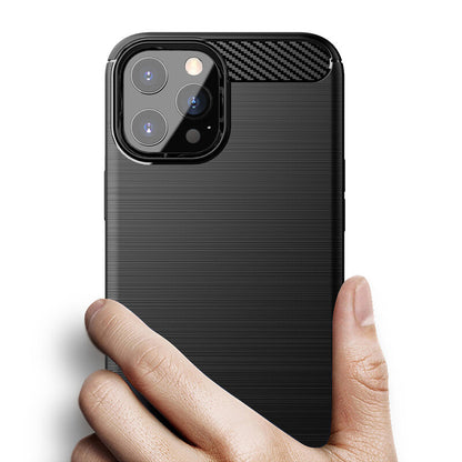 Case for Apple iPhone 13 Pro, Techsuit, Carbon, Black