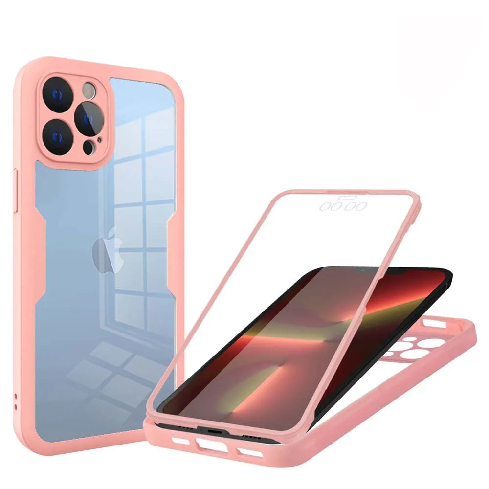 Cover til Apple iPhone 13 Pro, Techsuit, ColorVerse 360, Pink