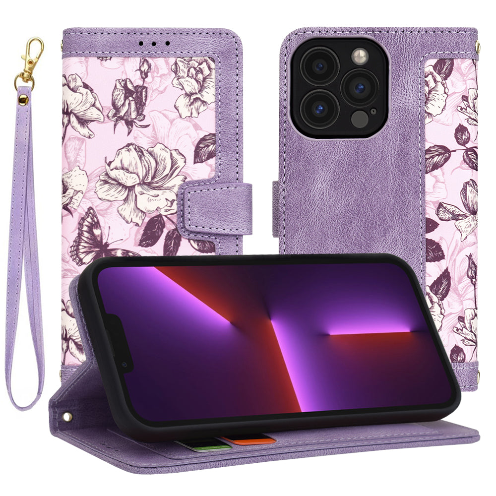 Cover til Apple iPhone 13 Pro, Techsuit, FlipCraft, Lilla