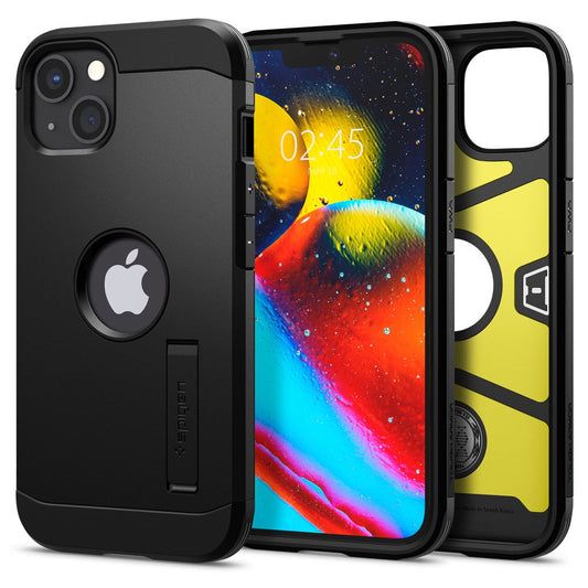 Etui til Apple iPhone 13, Spigen, Tough Armor, Sort