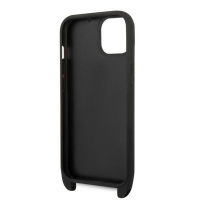 Etui til Apple iPhone 14, Karl Lagerfeld, Monogram Ikonik Karl, Sort