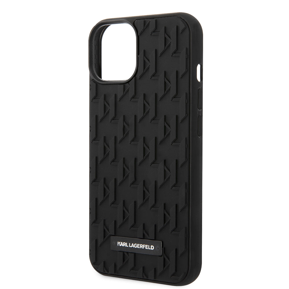 Etui til Apple iPhone 14 Plus, Karl Lagerfeld, 3D Monogram, Sort