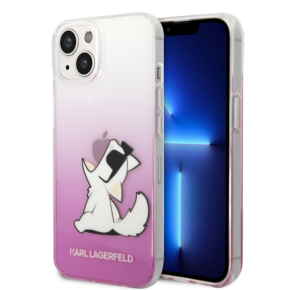 Etui til Apple iPhone 14 Plus, Karl Lagerfeld, Choupette Fun, Pink