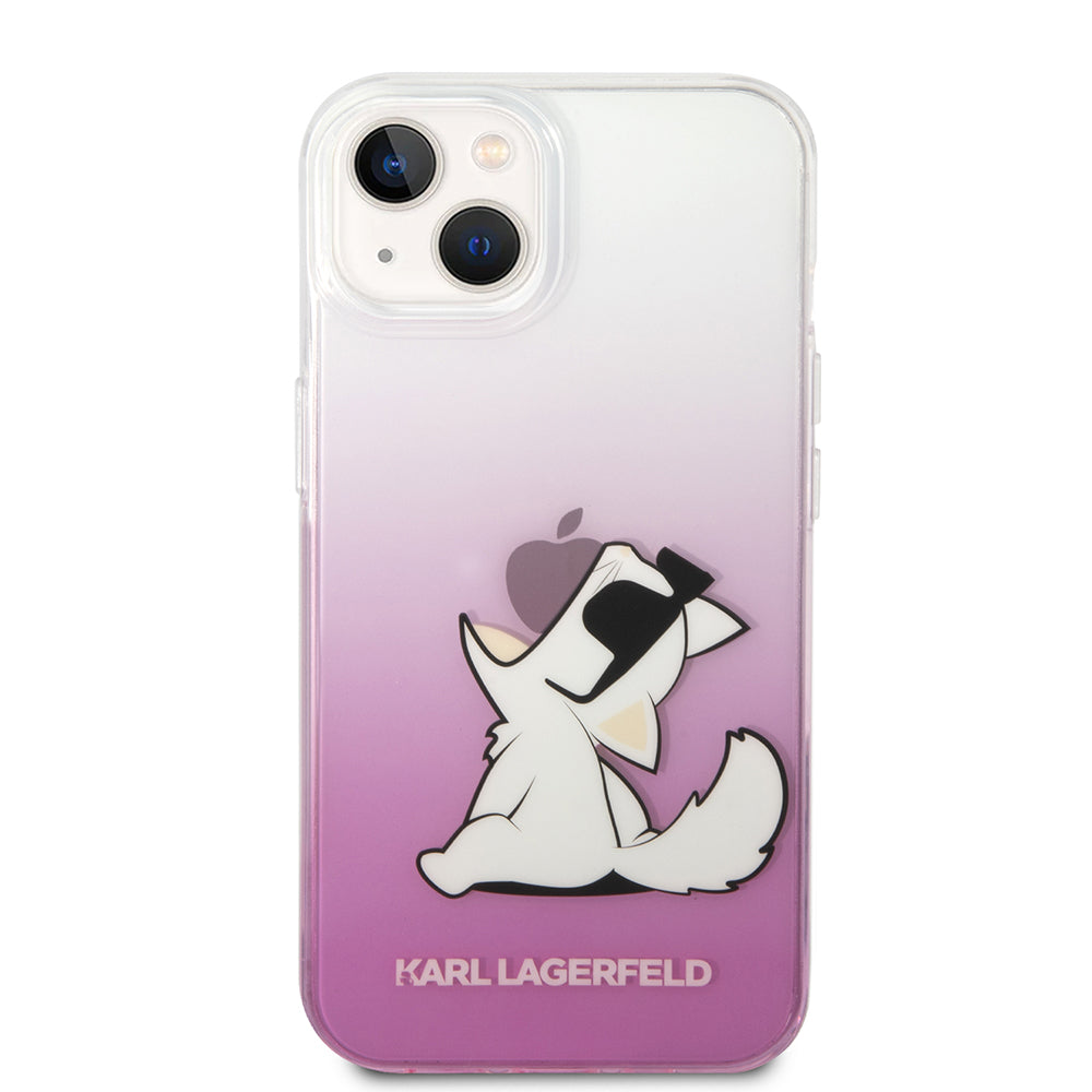 Etui til Apple iPhone 14 Plus, Karl Lagerfeld, Choupette Fun, Pink