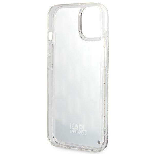 Cover til Apple iPhone 14 Plus, Karl Lagerfeld, Liquid Glitter Monogram, Sort