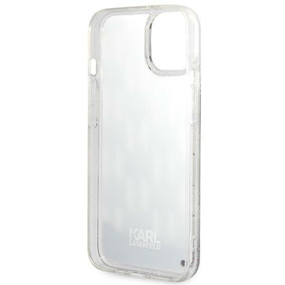 Cover til Apple iPhone 14 Plus, Karl Lagerfeld, Liquid Glitter Monogram, Sort