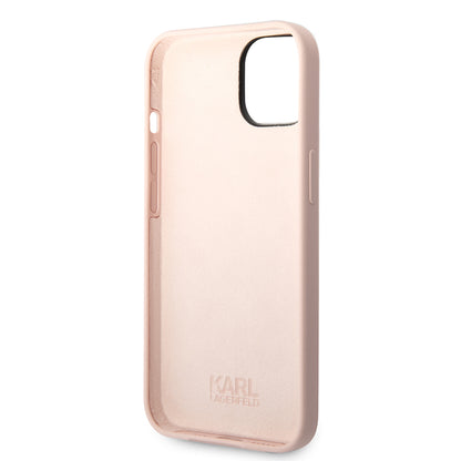 Etui til Apple iPhone 14 Plus, Karl Lagerfeld, Silicone Body Choupette, Pink