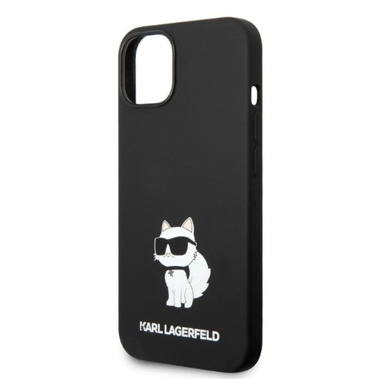 Etui til Apple iPhone 14 Plus, Karl Lagerfeld, Silicone Choupette, Sort