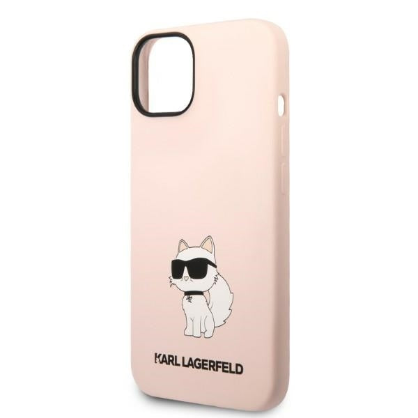 Etui til Apple iPhone 14 Plus, Karl Lagerfeld, Silicone Choupette, Pink