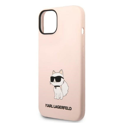 Etui til Apple iPhone 14 Plus, Karl Lagerfeld, Silicone Choupette, Pink