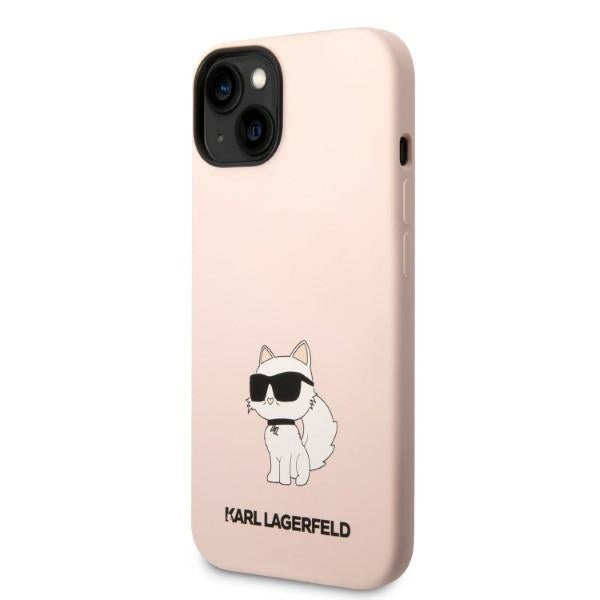 Etui til Apple iPhone 14 Plus, Karl Lagerfeld, Silicone Choupette, Pink