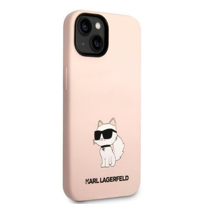 Etui til Apple iPhone 14 Plus, Karl Lagerfeld, Silicone Choupette, Pink