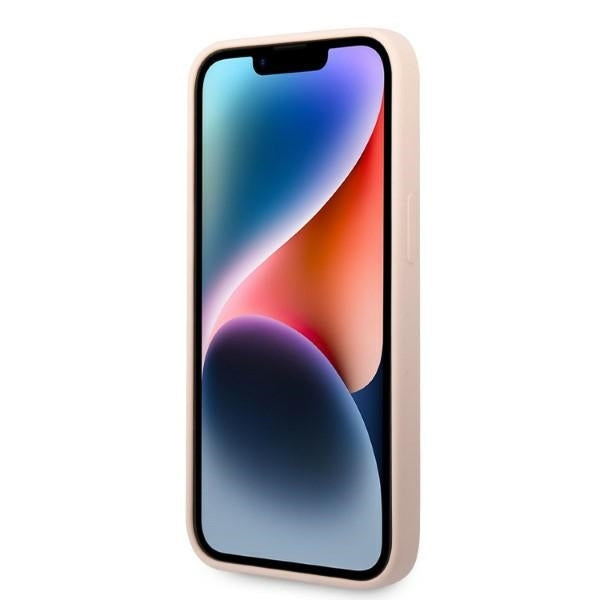 Etui til Apple iPhone 14 Plus, Karl Lagerfeld, Silicone Ikonik Karl, Pink